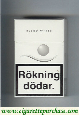 Blend blend White cigarettes Sweden